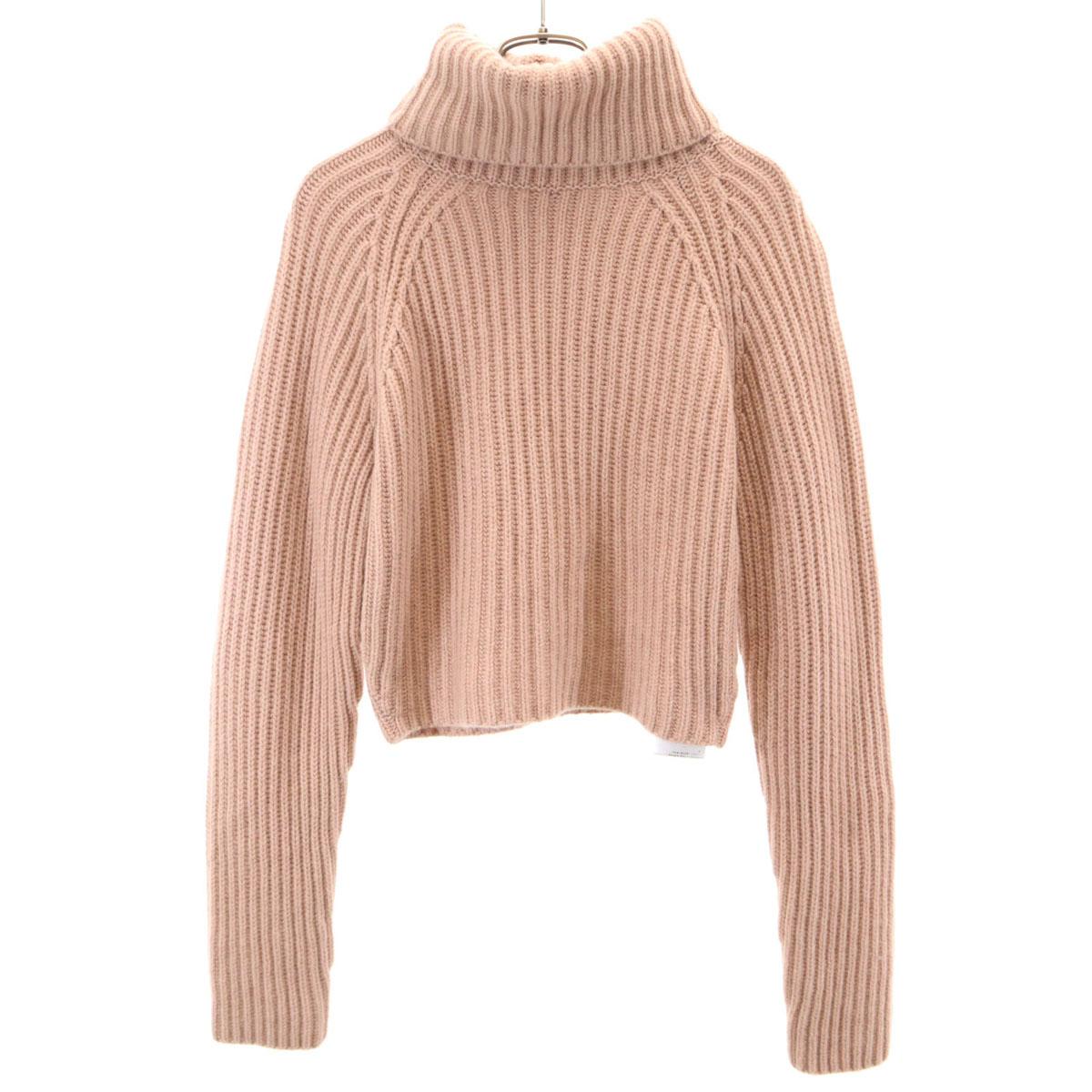 Косметика Emilio Pucci Сделано в Италии 100% кашемир С длинным рукавом Короткий свитер с высоким воротником Женский Б/у