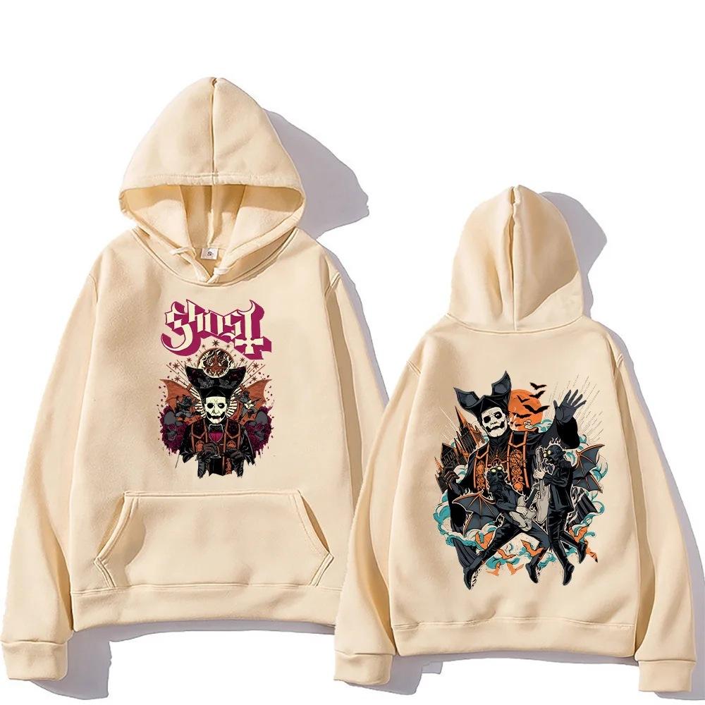 Ghost Music Band Autumn Winter Printed Men's Hoodie Brand Hoody Y2K Clothes Vintage Fashion Casual Unisex Long Sleeve Pullovers