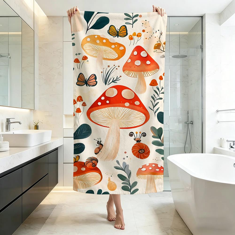 Trippy P-Psychedelic MushroomS Towel Five-Star Hotel Quality Eco-Friendly Ultra Soft Thick Towels & Beach Towels
