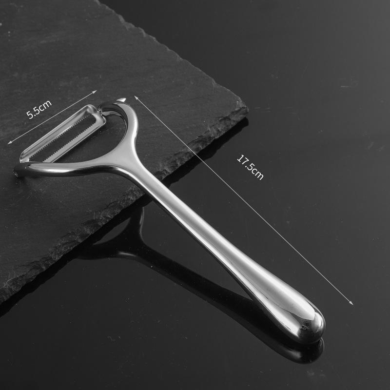 Stainless Steel Multi-Purpose Fruit & Vegetable Peeler with Zinc Alloy Slicer