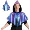 Gothic Vampire Cloak With Polyester Material For Cosplay And Fantasy Role Play