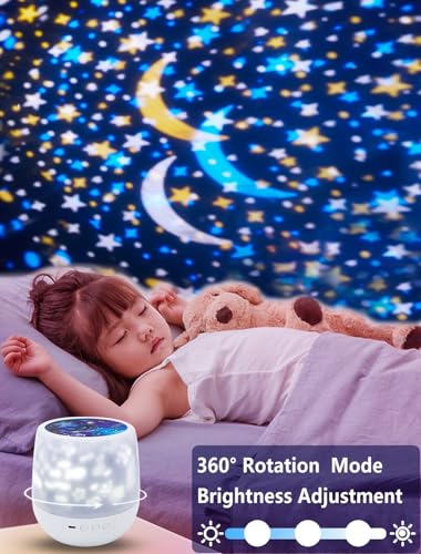 Planetarium mit 21 Projektionsfilmen für den Heimgebrauch, Beliebtes und Authentisches Design für Kinder, Quallen, Delfine, Meerjungfrauen, Wale, Einhörner und Dinosau