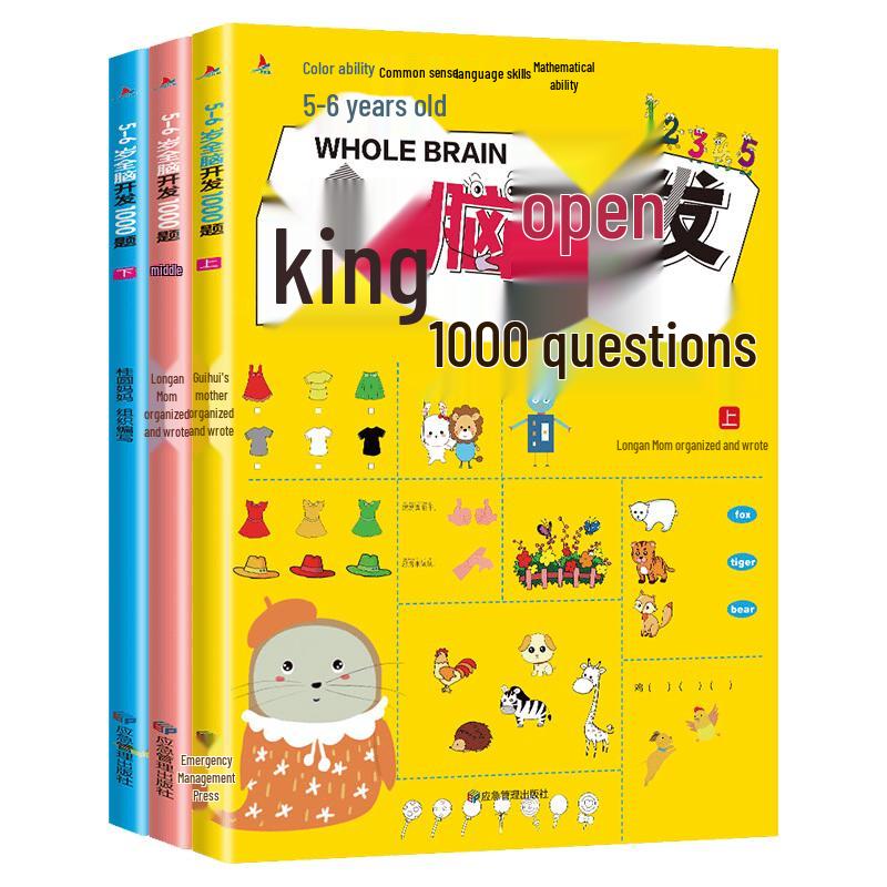 Early Learning Whole Brain Development Thinking Game Book Set