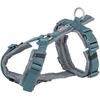 Dog Harness - TRIXIE - Premium Trekking - Petrol Blue/Graphite Grey - 44-53 Cm - Optimal Comfort
