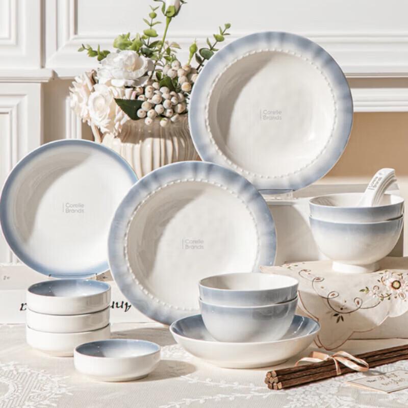 VISIONS Strauss Blue Danube Ceramic Dinnerware Set