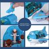 Kids Electric Simulation Airplane Toy With Rotating LED Lights And Sound Cartoon Aircraft Model Gift For Boys And Girls