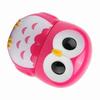 Cute Owl Shape Kitchen Manual Timer Mechanical Home Cooking Counters Clock(Rose)