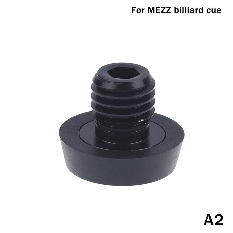 1Pc Back Plug Screw Block Butt Billiard Extension Parts Billiard Cue Bumper Pool Cue Bottom Cover Rubber Bottom Bumper Protector