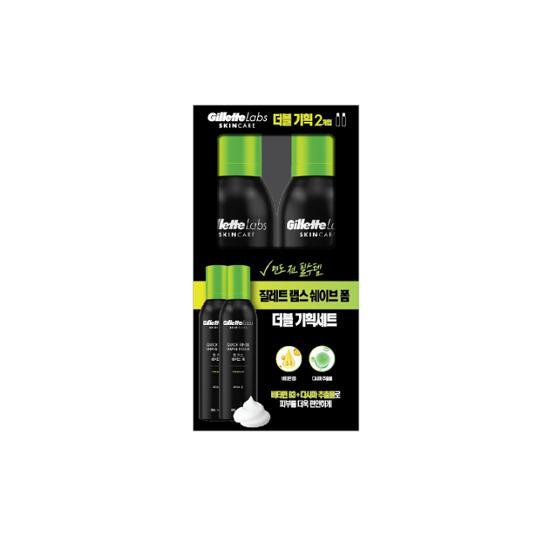 

Gillette Labs Quick Rinse Shave Foam 240ml Double Plan