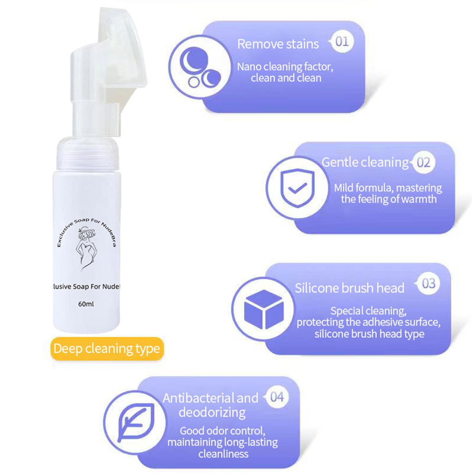 Силиконовый очиститель для бюстгальтеров с клеевым слоем Силиконовый очиститель — фото 2