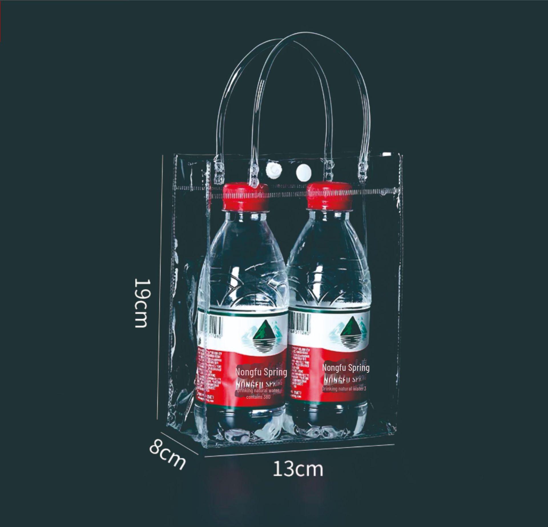 

Сумочка Candy Handbag из прозрачного ПВХ - свадебный сувенир с застежкой-кнопкой и пластиковым ремнем