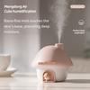 Cartoon Air Humidifier 300ml Mini Essential Oil Aroma Diffusers Colorful Lighting Cute Mushroom House Home Ultrasonic Humidifier