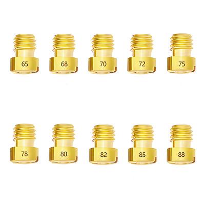 Pronese Main Jet Round Size [6x8] Bike #65~#88 PC PWK PE Jet Set 10 Size Set Carburetor Setting