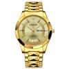 Watch Couple, Simple Quartz Watch, Double Calendar Week Business Watch Watch Men'S Luminous Light