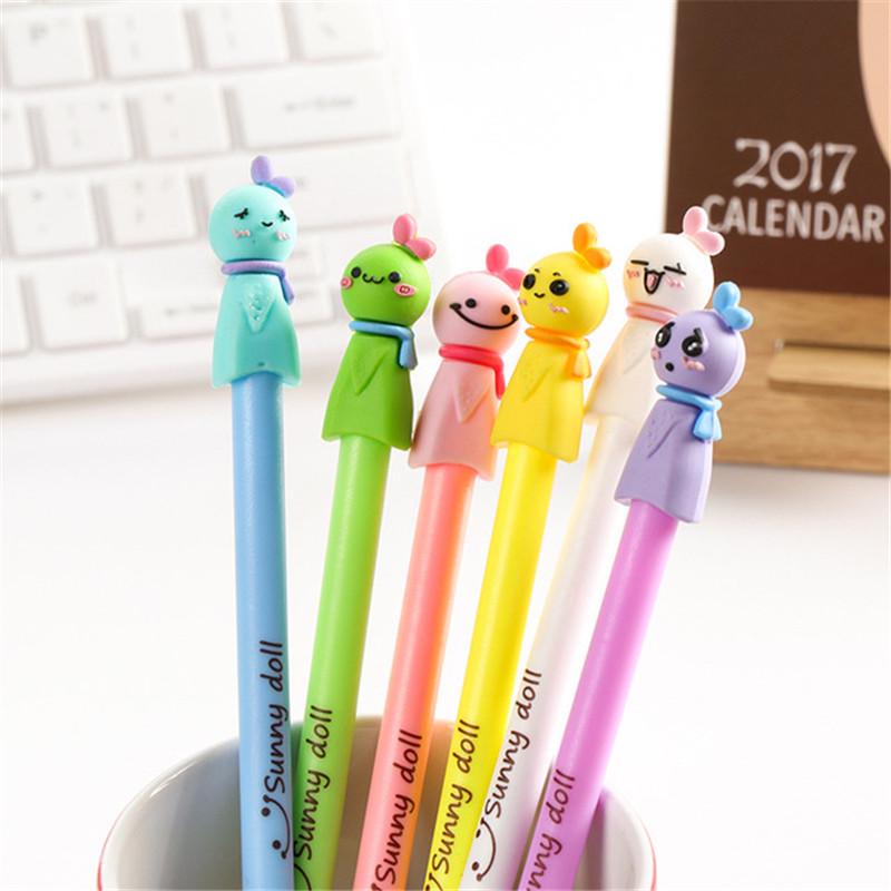 Buy Kawaii 3D Sunny Doll Design Gel Ink Pen Waterpapers Primary School