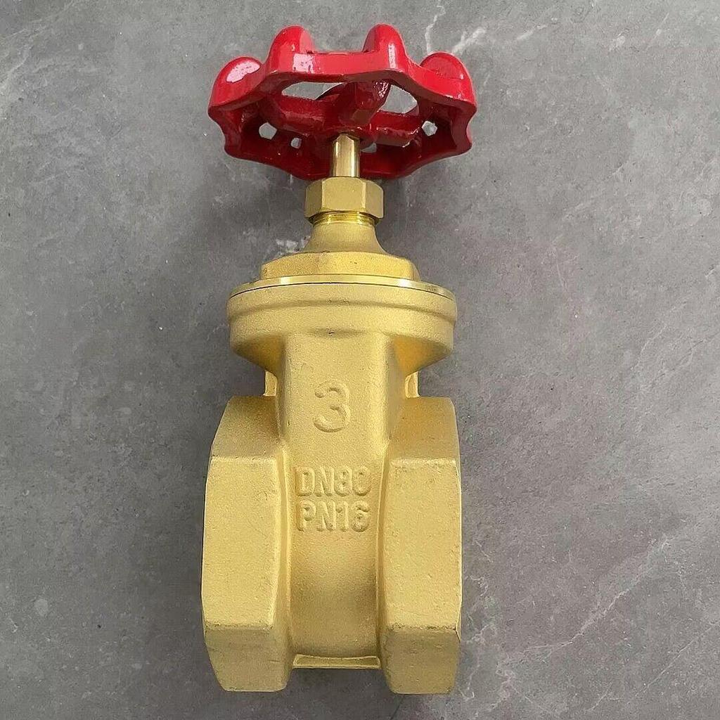 Brass Gate Valve for Water Meters with Thickened Silk Thread and PPR2 Double Hot Melt (4-6 Points)