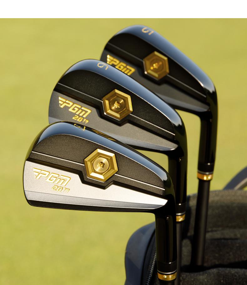 PGM Men's 20th Single Piece Forged Soft Iron Golf Club - Seven Iron with Low Center of Gravity