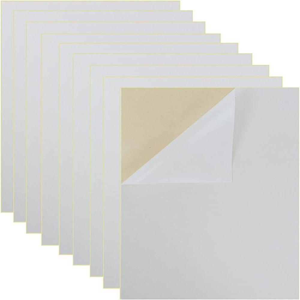 10pcs/set Peel and Stick Velvet Self Adhesive Felt DIY Craft Handmade A4 Quilting Fabric Soft Sticky Back Sheet