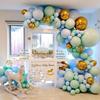 5m Transparent Balloon Chain for Birthday Party Arch Decoration and Wedding Props with Double Holes.