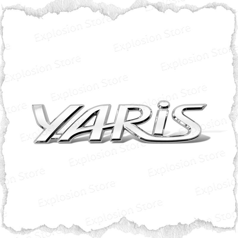 

3D Metal Car Styling Letter Rear Trunk Emblem Badge Sticker Decor For Yaris Logo Rav4 Prius Corolla Camry CHR Accessories
