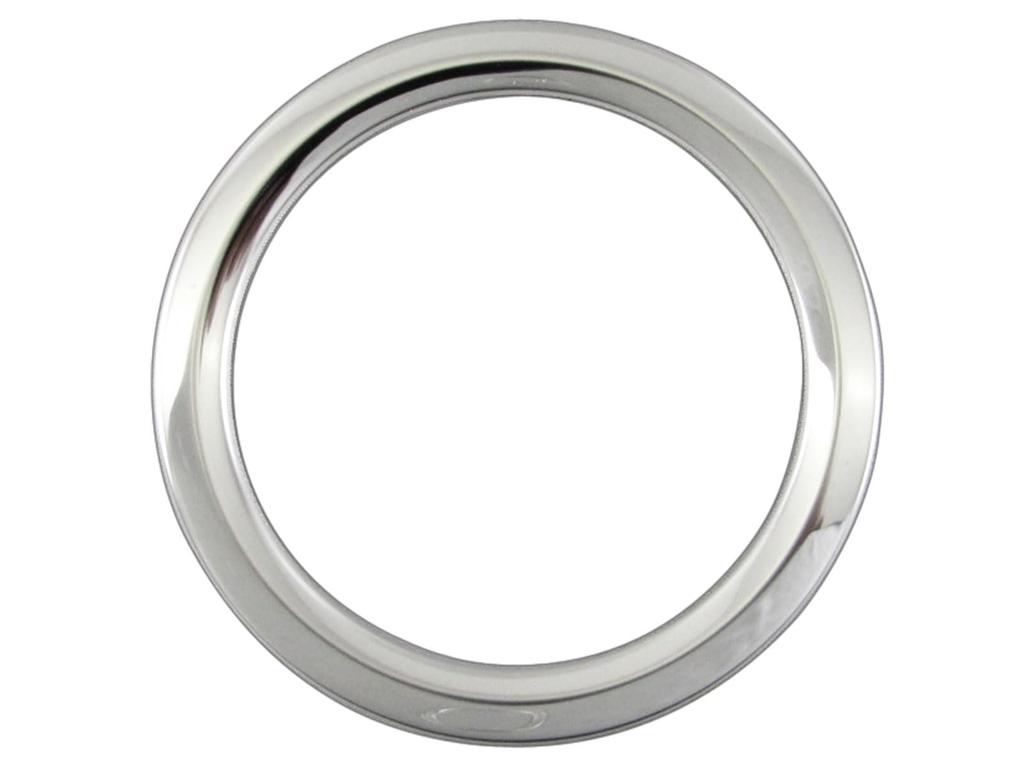 BRIGHTZ Stainless Steel Plated Steering Horn Ring for Station Wagon and C220d Ultra-Mirror [STE-COV-003] C-Class S206, C180, C200,