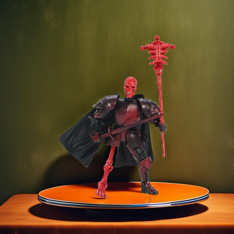 Medieval Knight Action Figure 3D Printed Knight Collection Exquisite Medieval Statue Desk Decoration for Families, Lovers Gifts