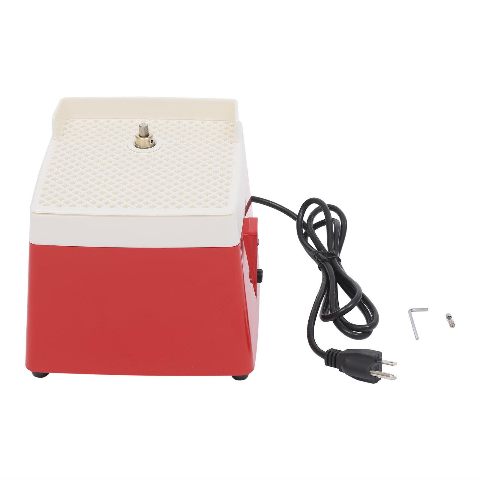 

110V Stained Glass Grinder Diamond Automatic Art Grinding Tool 4200r/Min+Bit US червоний