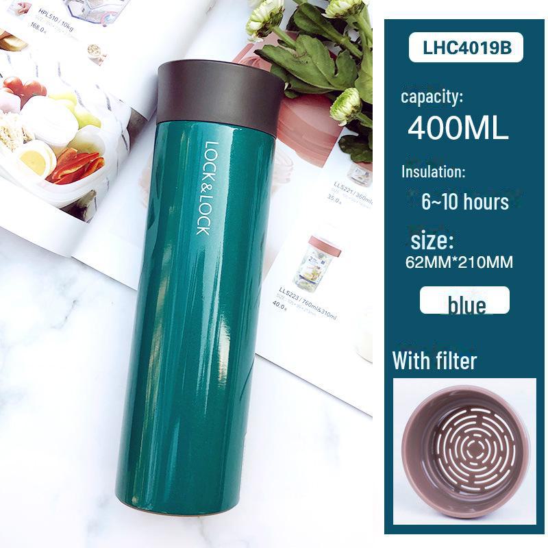 

Детский термос Lock & Lock High-Value: Большая емкость, нержавеющая сталь 304, переносная кружка для воды. Идеально подходит для групповых подарков. 340ML