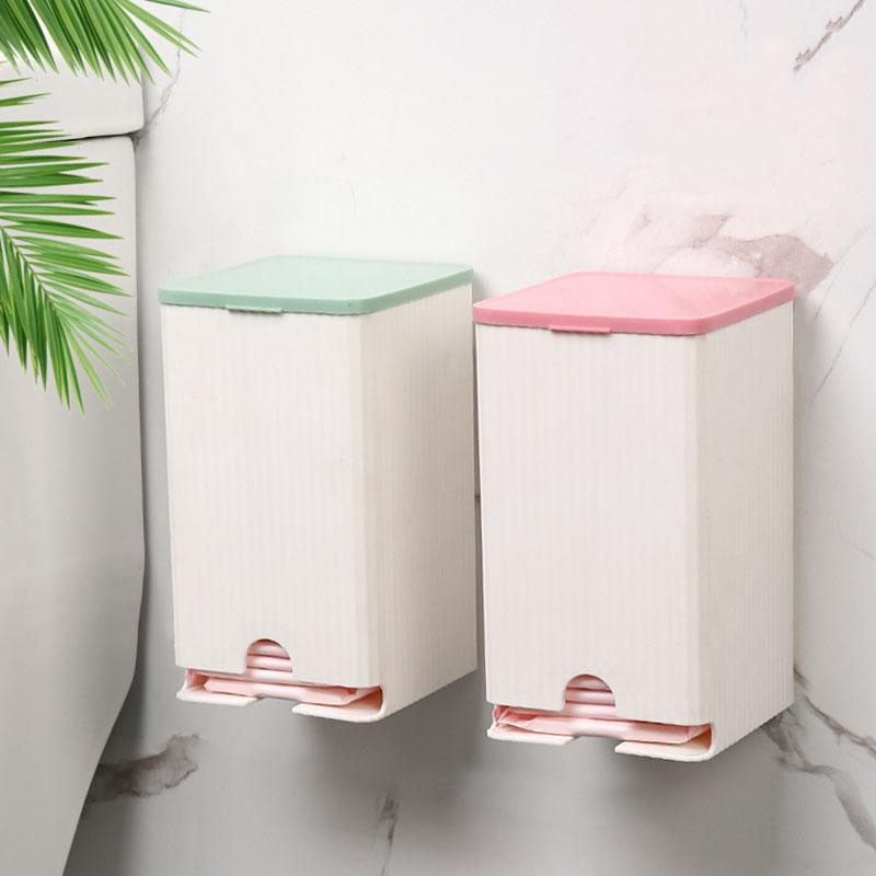 

Многоцелевой пыленепроницаемый ящик для хранения с откидной крышкой для настенных прокладок, салфеток и ватных палочек. Органайзеры для гигиенических прокладок