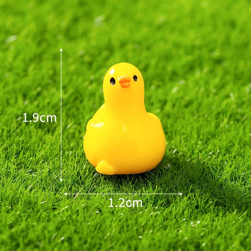 Micro Landscape Decoration Cute and Changeable Yellow Duck Doll Diy Decorative Accessories Car Desktop Decoration