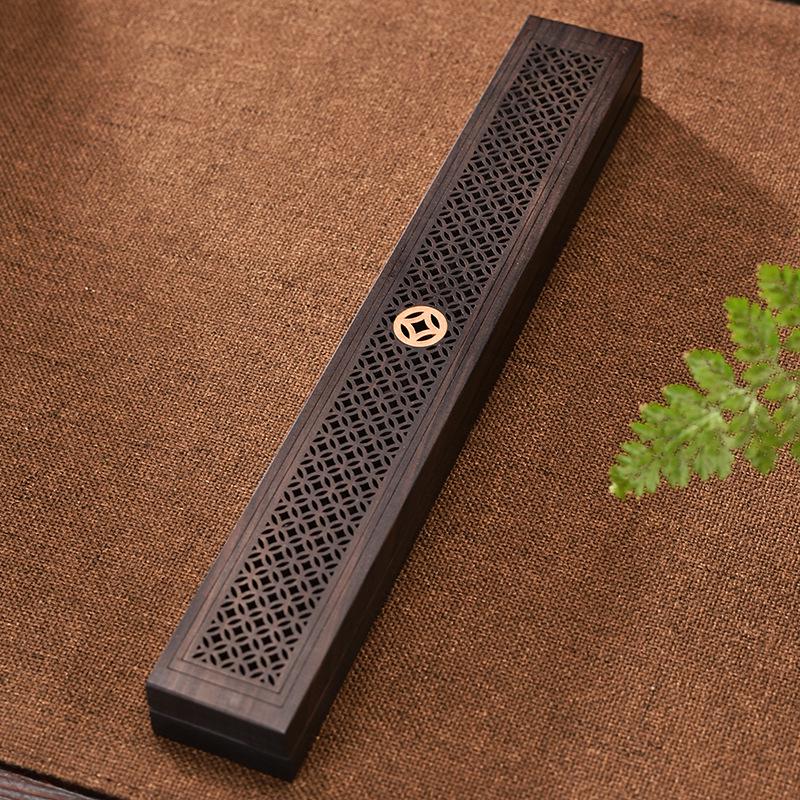 Purple Sandalwood & Black Sandalwood Incense Burner Box for Home