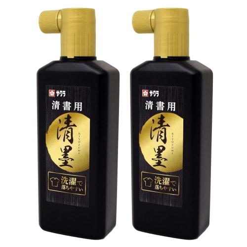 

Тушь Sakura Crepas, прозрачная, для чистого письма, 180 мл, 2 флакона JWS2