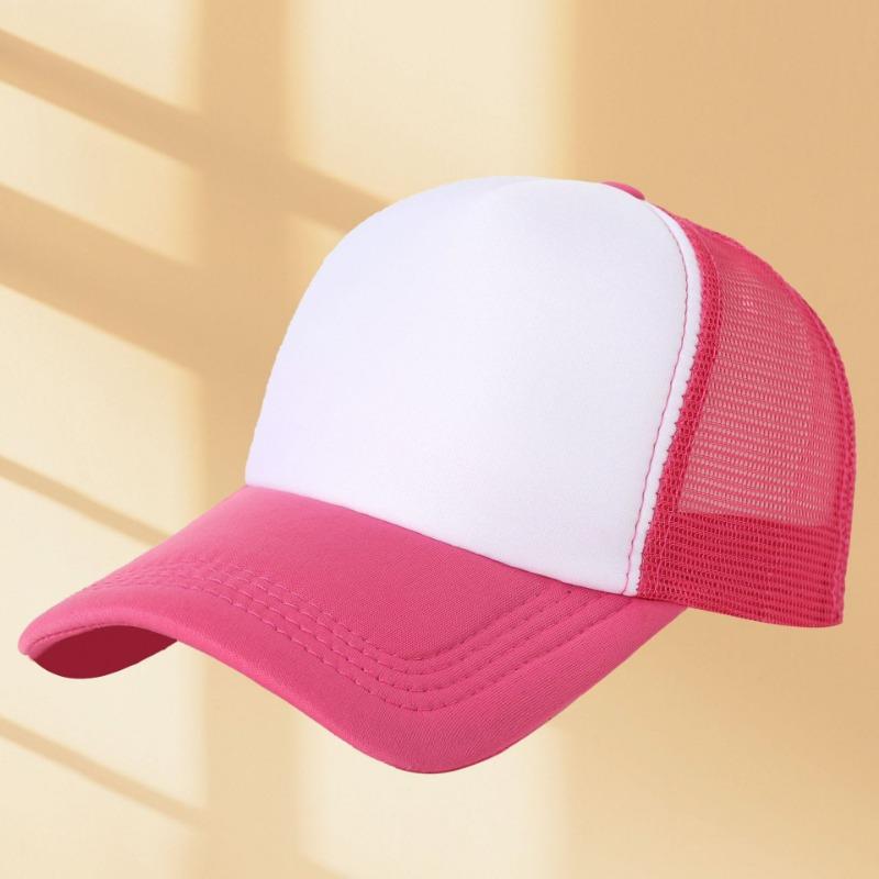 Sponge mesh cap embroidered baseball cap summer shading sun protection breathable