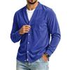 Men's Casual Color Loose Fit Top with Pockets