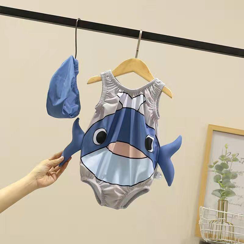 

Baby Boys & Girls Hot Spring Swimsuit: One-Piece and Two-Piece Trunks Set Size 110 (Height ~100cm)
