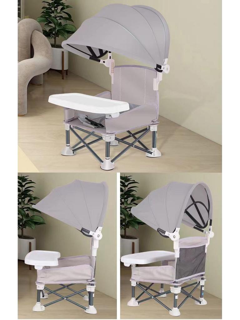 Portable Foldable Sunshade for Baby and Children's High Chair