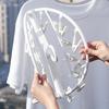 Langlebiger Plastik-Hänge-Wäscheständer Runde Form Mit Klammern Für Socken In Weiß