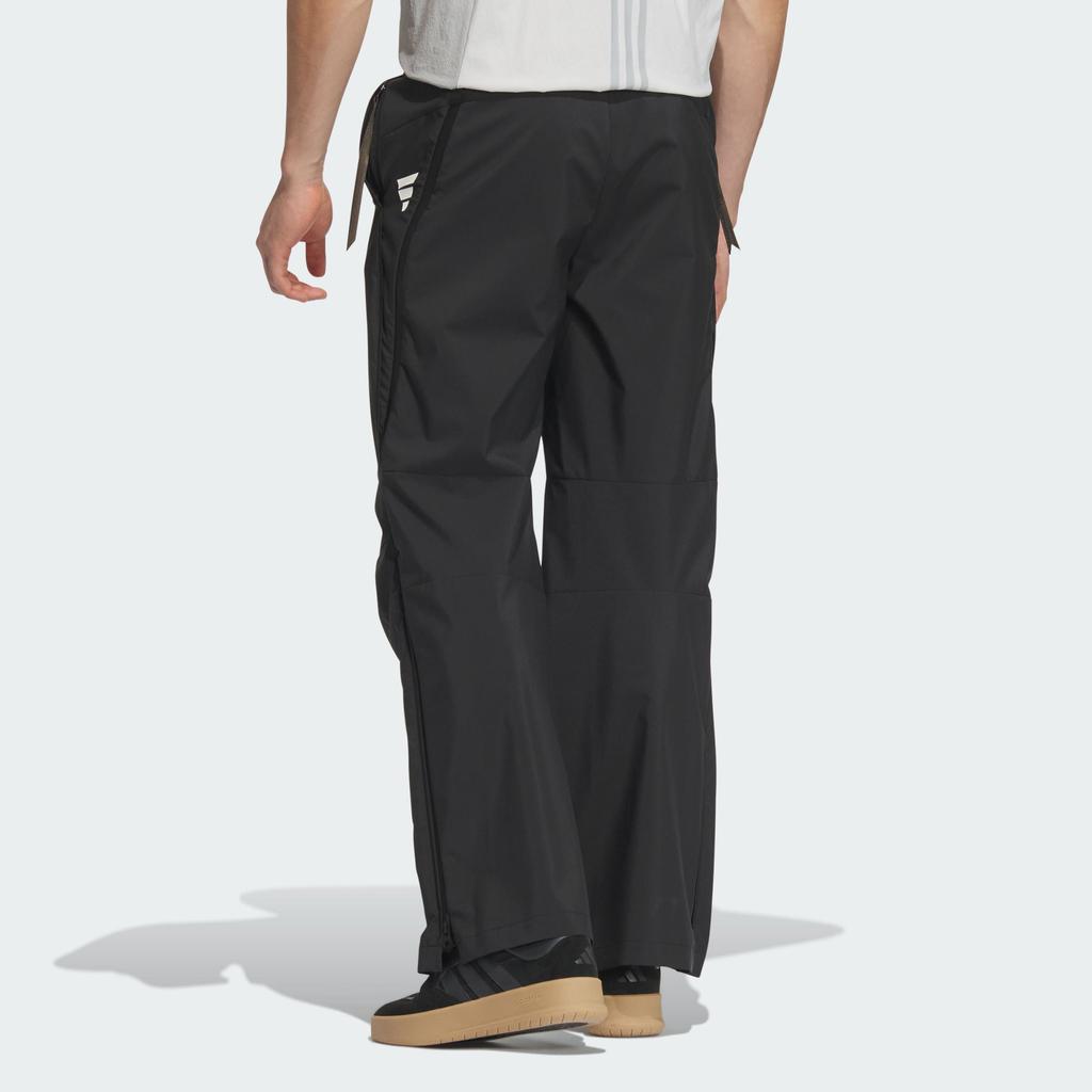 Adidas Pre Woven Tracksuit Bottoms Comfortable Water-Resistant Mid-Rise Casual Pants Men Bottoms Black JN3487
