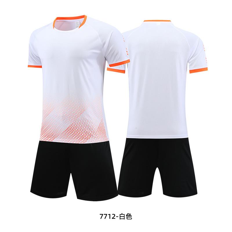 Children's football jersey set Boys and girls summer student training jersey Game jersey Printed football jersey