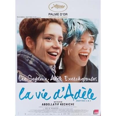 BLUE IS THE WARMEST COLOR Original Rolled Movie Poster Small Format 54x40cm Adèle Exarchopoulos Léa Seydoux