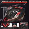 Electric Motorcycle Helmet with Dual Visors for All Seasons - Men's and Women's Winter Warm Full Helmet