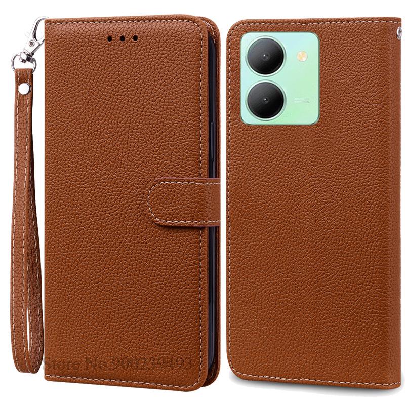 Y36 Hülle Für Vivo Y36 Hülle Weiche Silikon Rückseite Handyhülle Für Vivo Y36 5G Hülle Leder Klapp Brieftasche Hülle für VIVOY36 Y 36