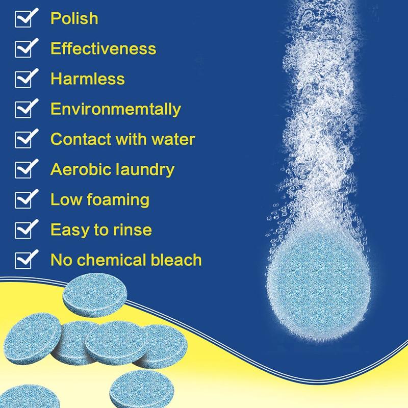 Solid Cleaner Car Windscreen Wiper Tablets Glass Toilet Cleaning Effervescent Tablets Car Windshield Cleaner Car Accessories