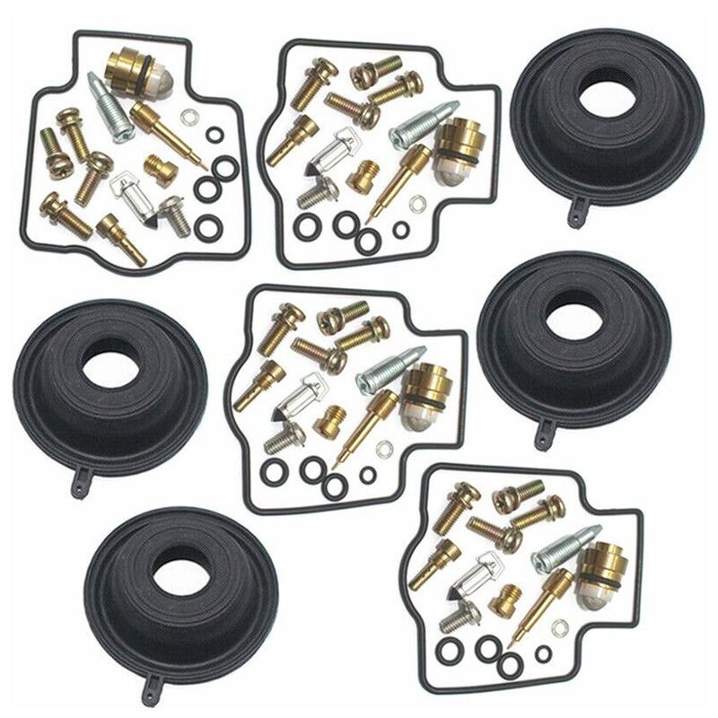 4 Sets Carburetor Carb Repair Rebuild Kit with Diaphragm Fit for Kawasaki ZX900 Ninja ZX9R GPZ900R 1994-1999 2000 2001 2002 2003