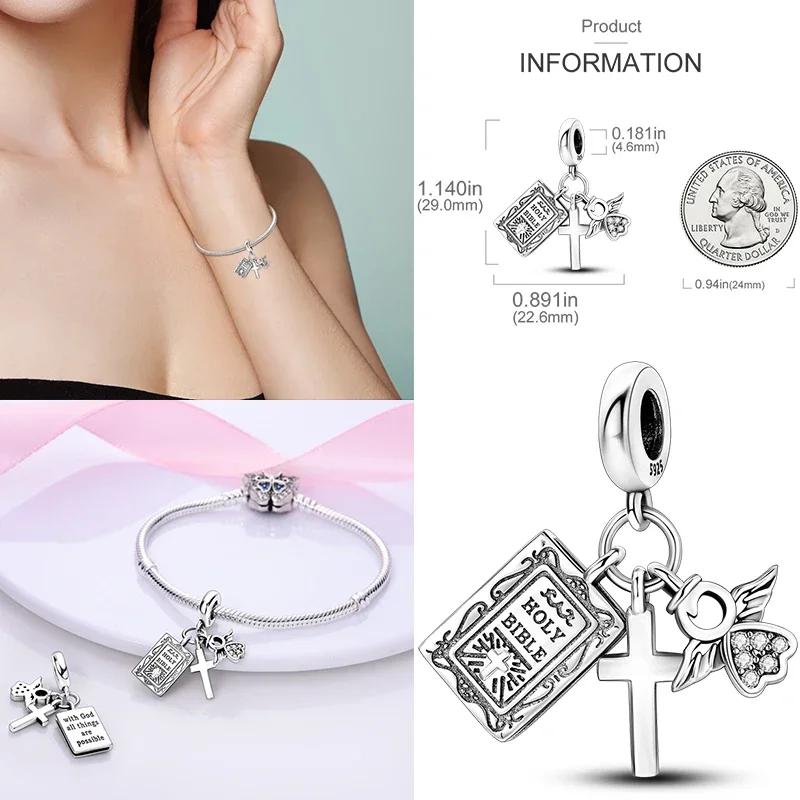 925 Silber Glühwürmchen Libelle Eule Anhänger Kleeblatt Herz Zirkon Farbperle für Original Armband Anhänger Schmuck