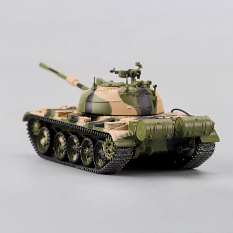 1:64 Scale Perka 59-2 China Version Type 59 Main Station Tank Armored Parade Vehicle Simulation Model Collectible Gift