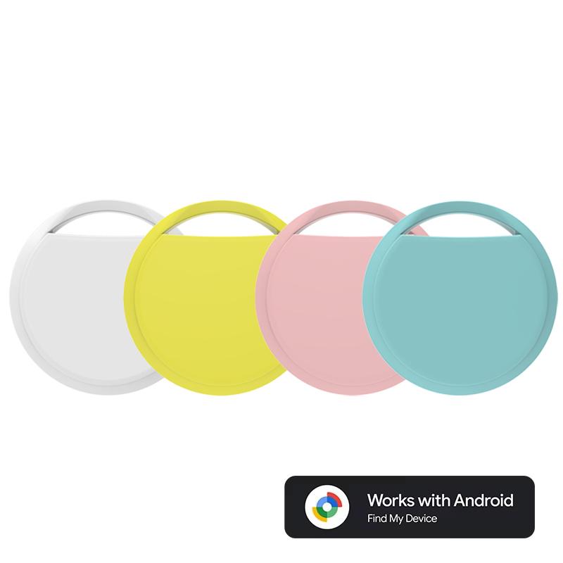 4pcs Locating Far Away Tracker for Android Phones Work With Google Find Hub App Key Finder Smart Tag for Xiaomi Samsung OnePlus