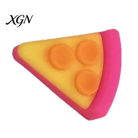 Pizza Piece Fidget Toy Cheese Squeeze Stress Relief Mini Sensory Kids Home Office Worker Soft Stretchy Simulation Food