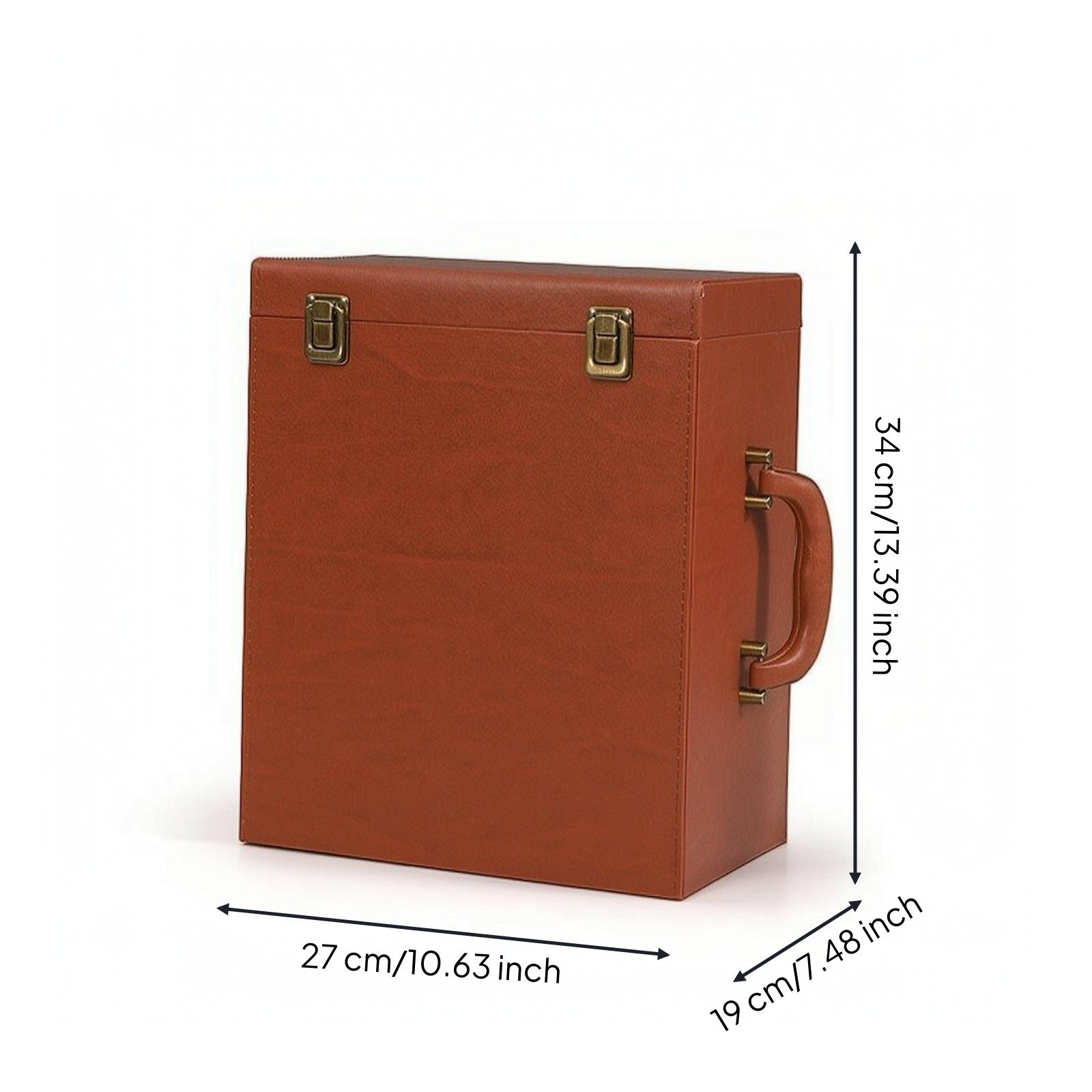 Wine Presentation Case Textured 6-Bottle Box