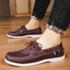 Fashion Summer Men's Casual Shoes Luxury Brand High Quality Leather Designer Shoes Men Loafers Soft Comfy Business Shoes Formal Footwear
